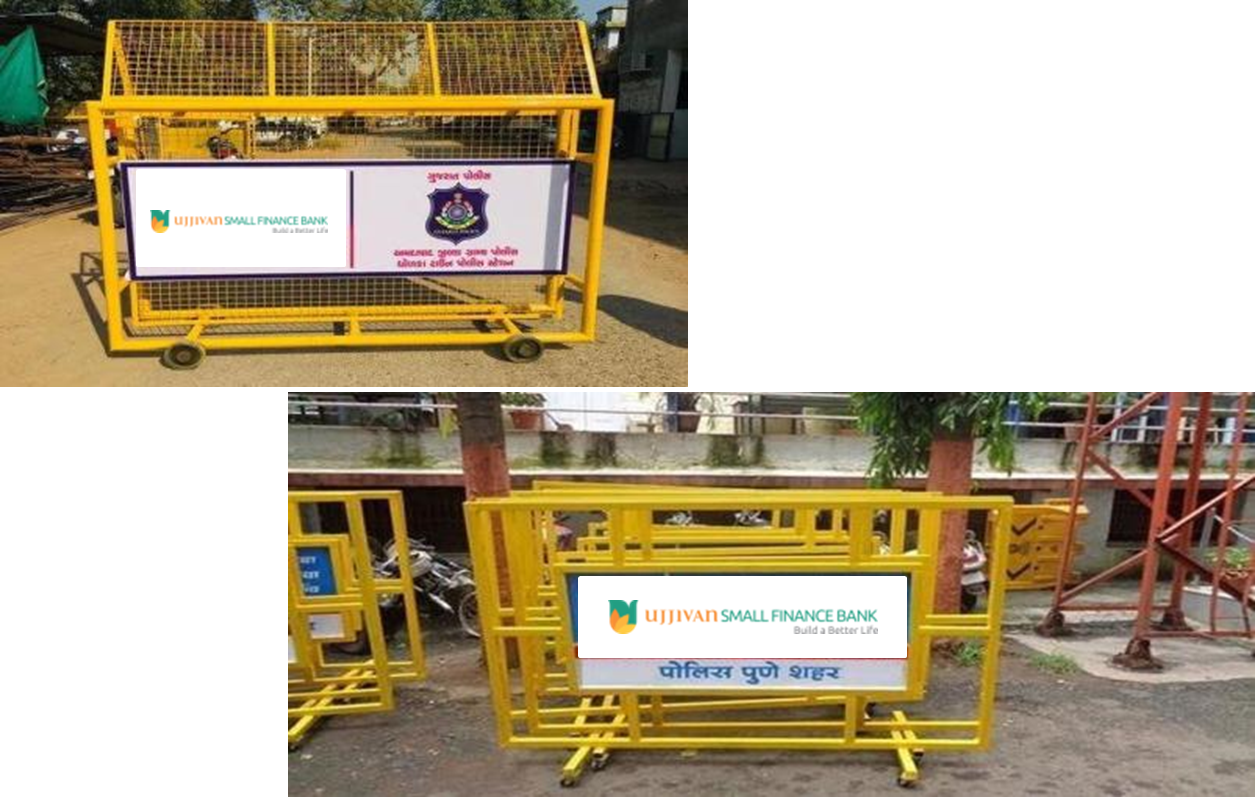 Police Barricade Branding